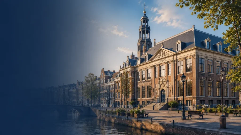 نمای University of Amsterdam در هلند